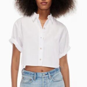 The Jane Cropped Shirt (button-up denim shirt)